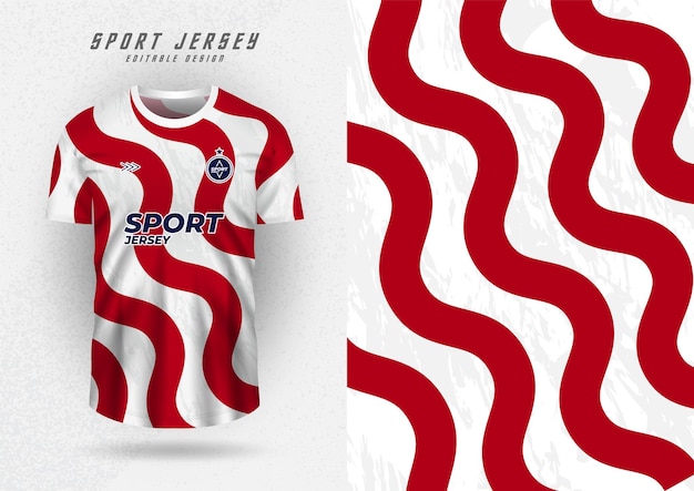 Mockup di sfondo per maglie da calcio con vari motivi.