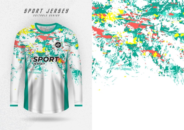 Mockup di sfondo per maglie sportive, maglie da corsa, maglie da corsa, per sublimazione.