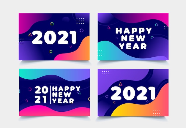 Background new year 2021 collection