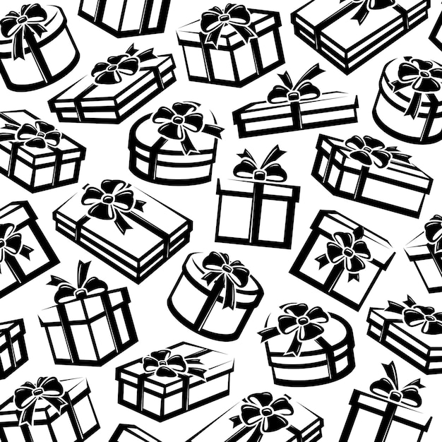 Background olorful gift boxes. colorful gift boxes icons. vector