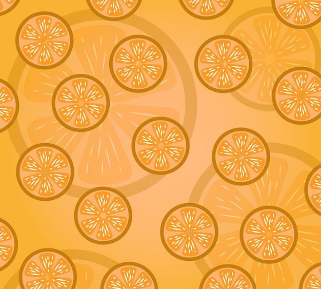 Vector background orange juice