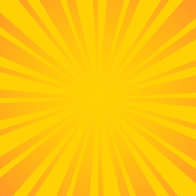 background of orange sun rays bright flash of yellow light radial warm pattern with gradient