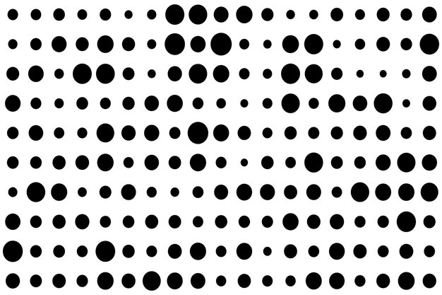 background pattern black dots on white background