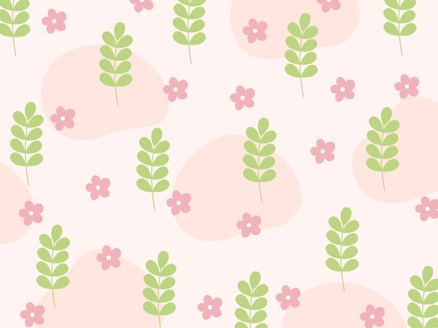 background pattern in delicate colors flowers