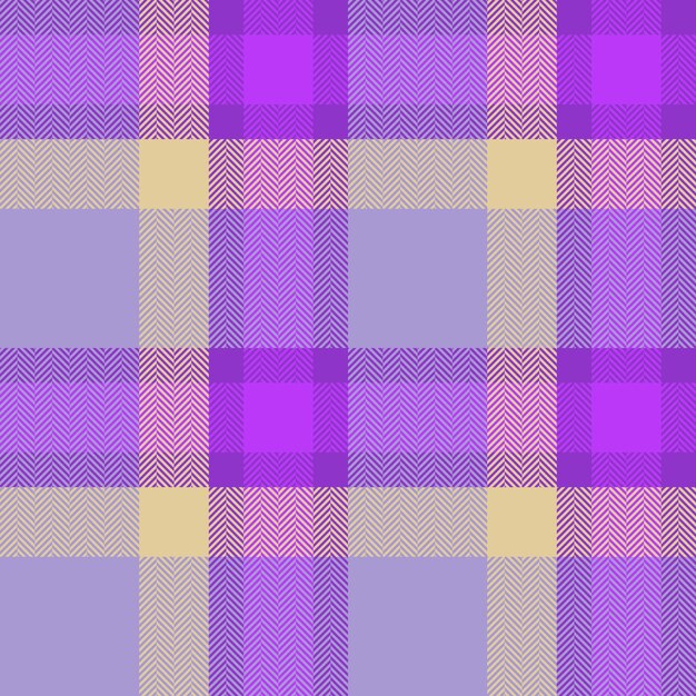 Background pattern fabric of plaid texture seamless with a tartan vector textile check