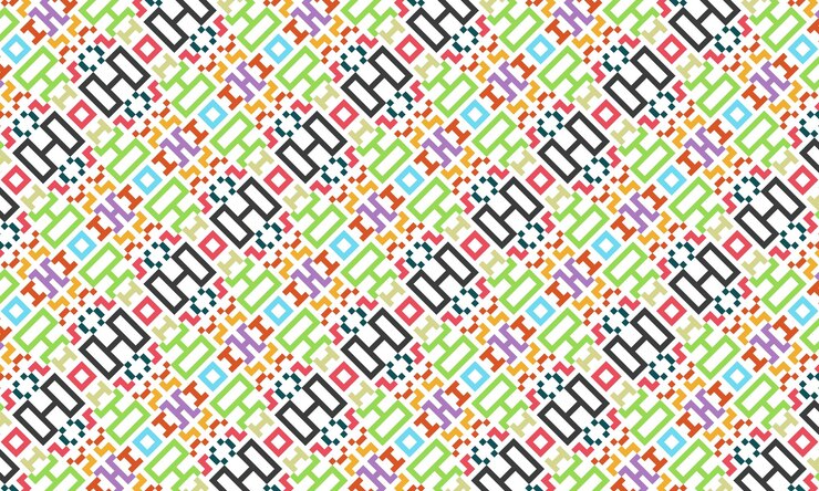 Vector background pattern geometric modern ethnic plaid