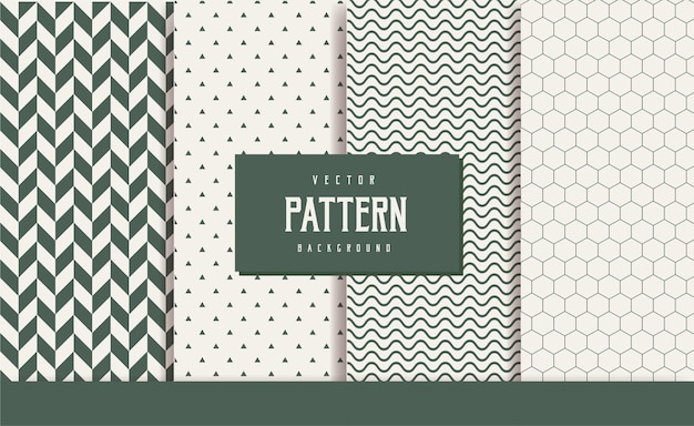 Background pattern geometric seamless collection