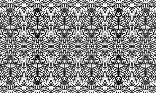 background pattern seamless line ethnic mandala luxury