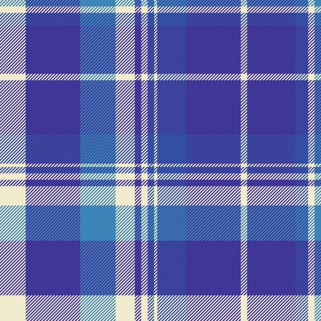 Vector background pattern texture of fabric check textile with a seamless vector tartan plaid