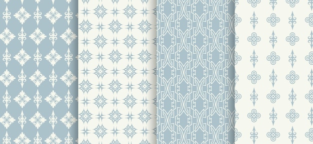 Background patterns with vintage ornament