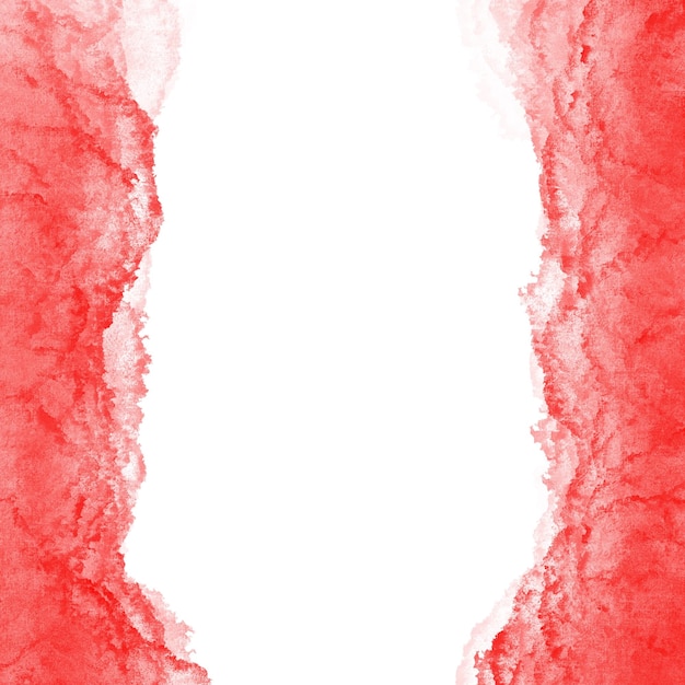 Vector background for postcards with red watercolor stains