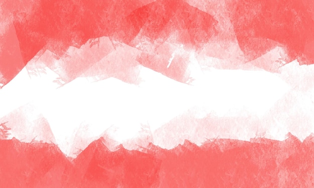 Vector background for postcards with red watercolor stains