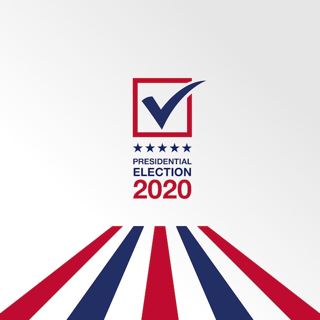 Background presidential election 2020