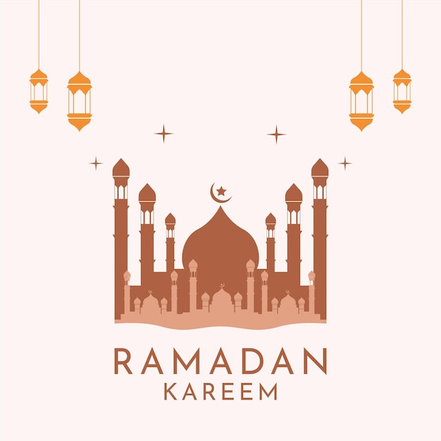 Sfondo per il ramadan il 23 marzo adatto per inserire contenuti con quel tema