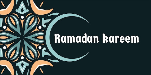 Vector background ramadan kareem illustration vector