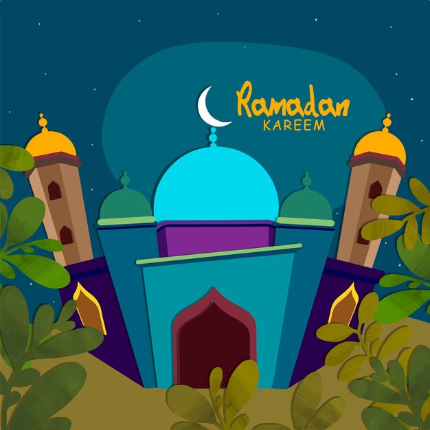 Vector background ramadan mubarak vector design