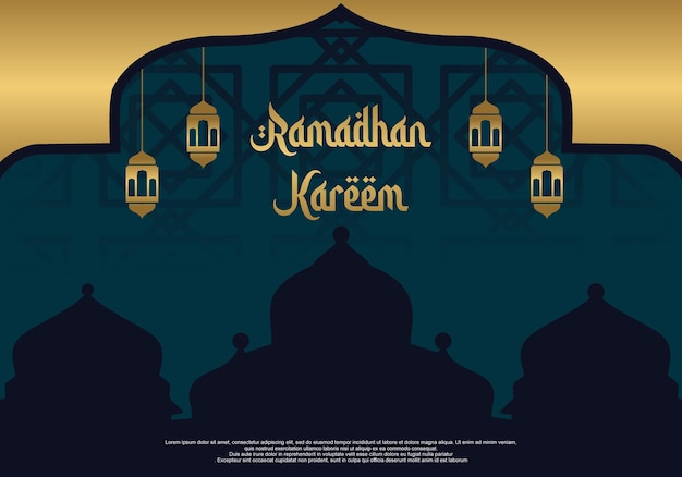 화면 배경 ramadhan kareem 간단한 아이디어