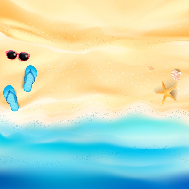 background sand and sea beach