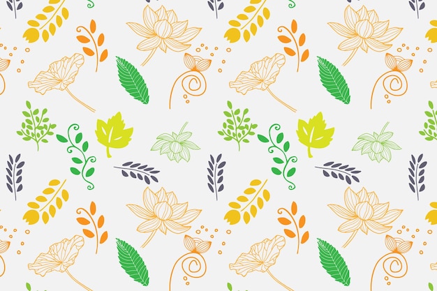 Background seamless Beautiful floral pattern in spring for Wedding anniversary birthday and party