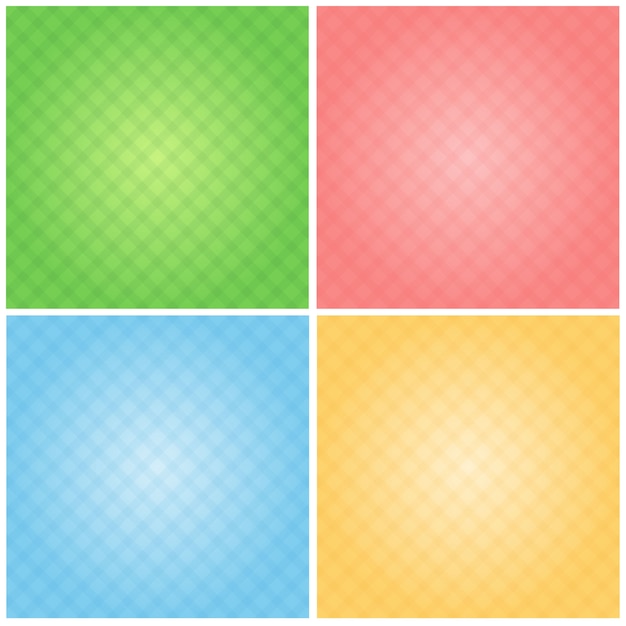 Background Set of Bright 4 Color