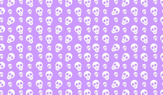 Background skull pattern design minimalist