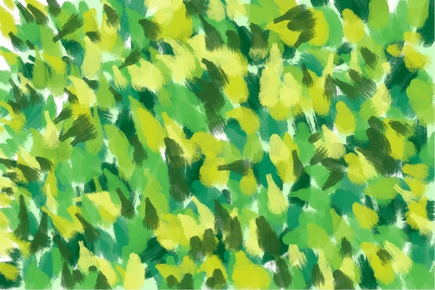 Background strokes of acrylic paint in green tones camouflage