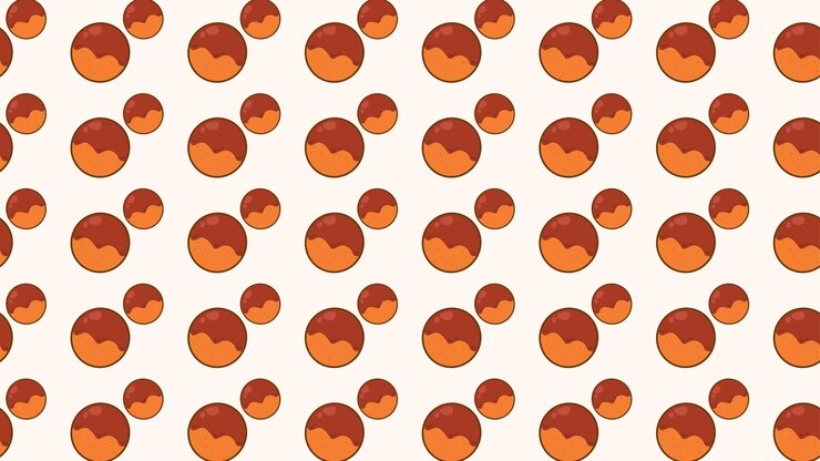 Vector background of takoyaki