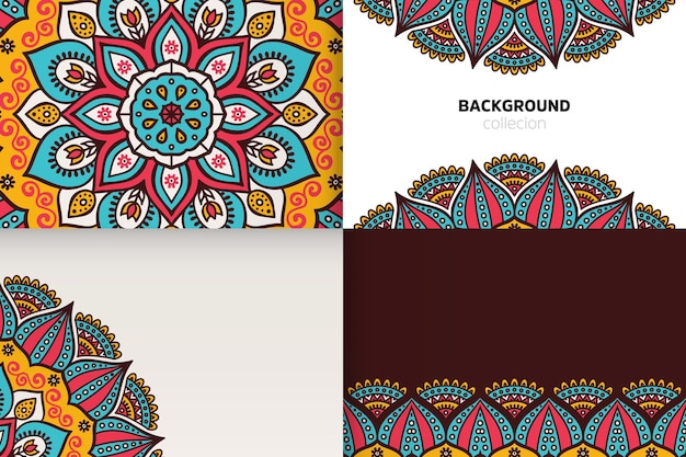 Background Template in ethnic style