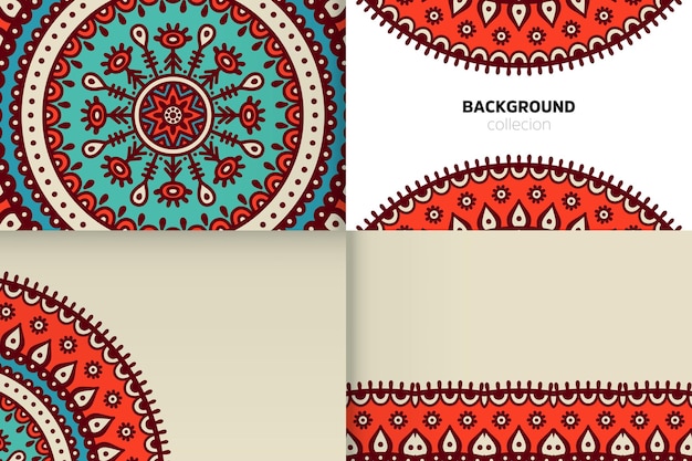 Background Template in ethnic style