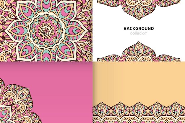 Background Template in ethnic style