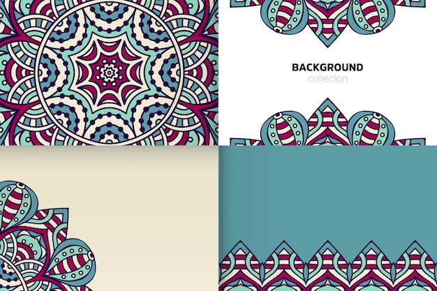 Background Template in ethnic style