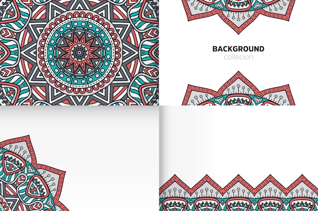 Background Template in ethnic style