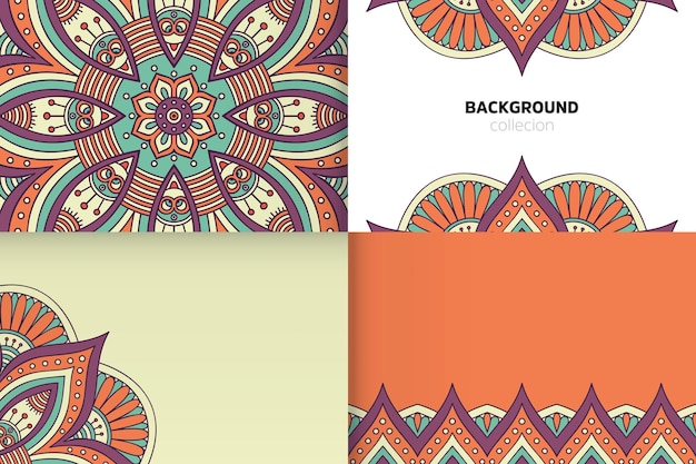 Background Template in ethnic style