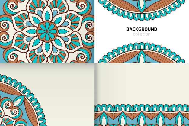 Background Template in ethnic style