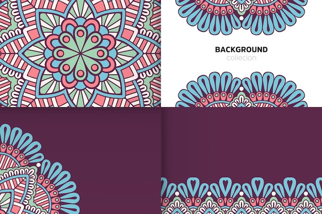 Background Template in ethnic style