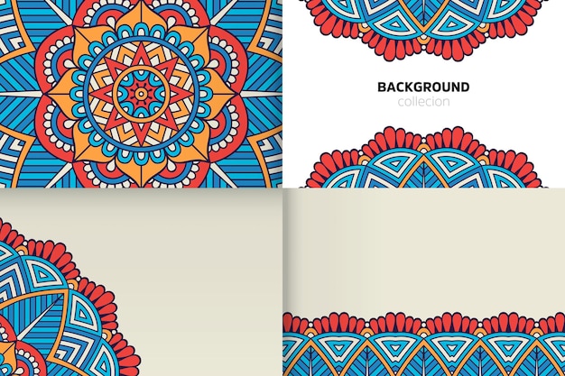 Background Template in ethnic style
