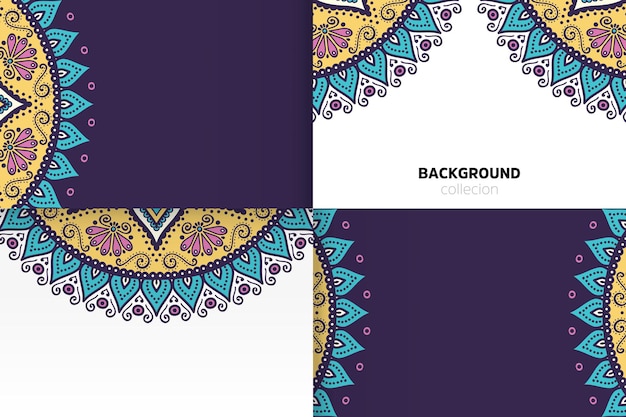 Background template in ethnic style