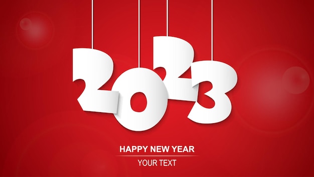 Background template text new year banner bright colorful