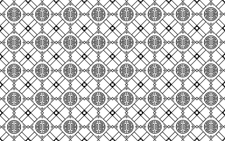 Vector background template with chinese pattern
