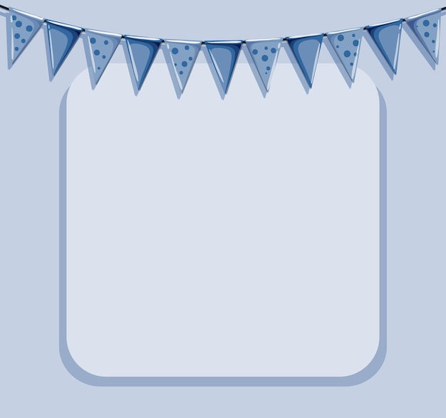 Background template with frame and flags