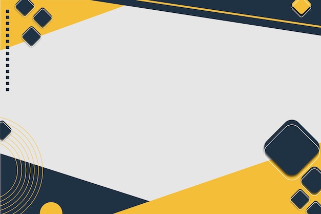 Background Template with wavy and yellow dark blue complex