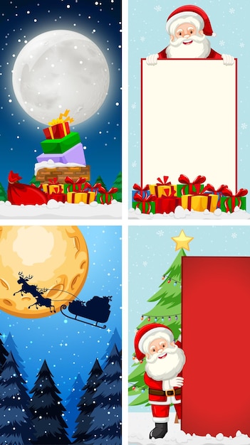 Background templates with christmas theme