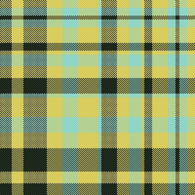 Tessuto di sfondo senza soluzione di continuità plaid tartan vettoriale motivo di controllo del tessuto di trama