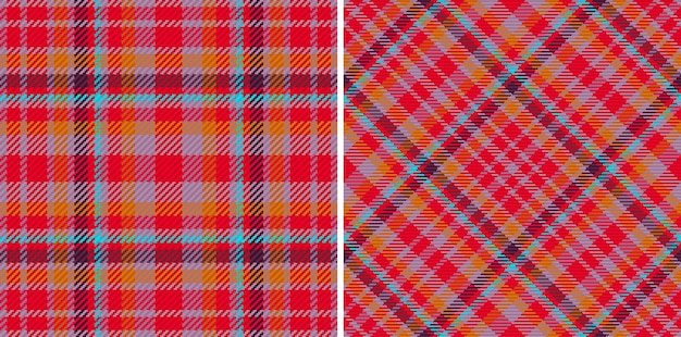 Background textile tartan Vector plaid texture Seamless pattern fabric check