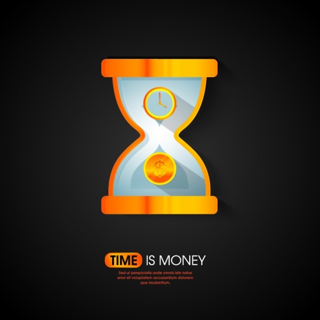 Background of time is money