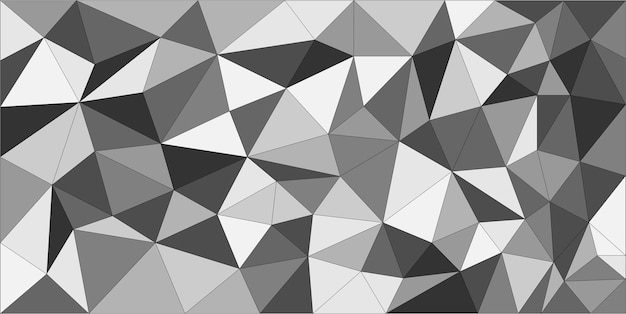 Vector background of triangles in gray tones.