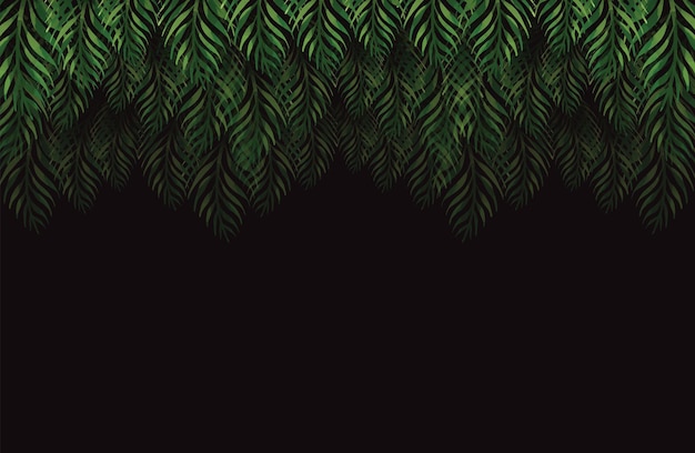 Background of tropical leaves suitable for nature concept