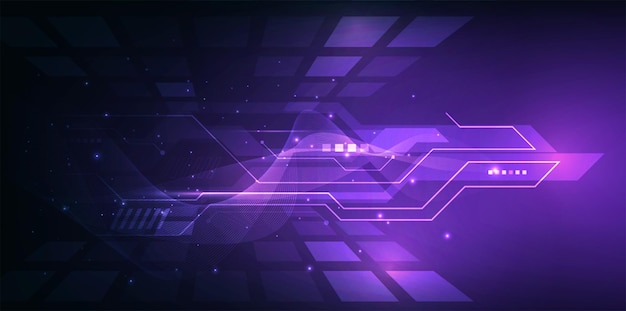 Premium Vector | Background of vector technology