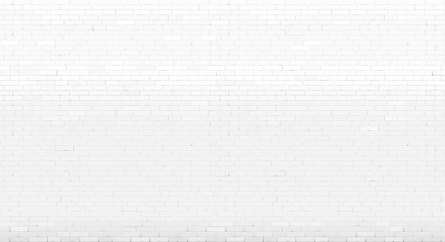 Background wall old white painted brick 