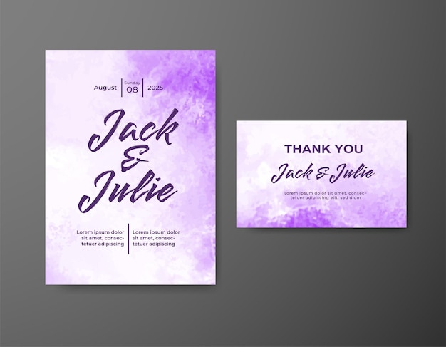 background watercolor abstract invitation design card wedding template vector frame art i